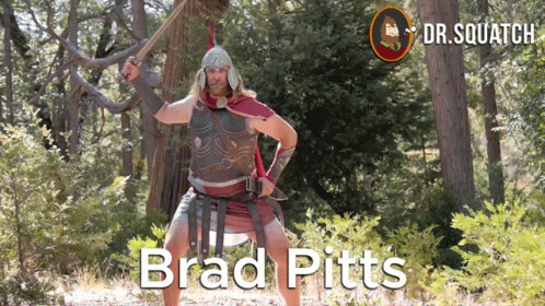 Roman Soldier With Brad Pitts