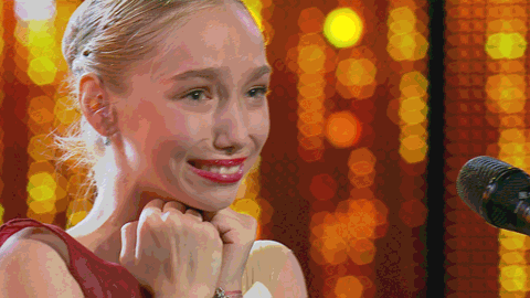 Romania's Got Tlanet Happy Crying Contestant GIF