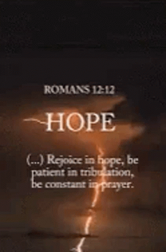 Romans 12 12 Lightning Bolt Quote