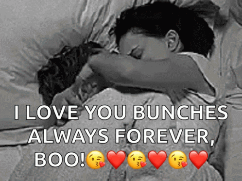 Romantic Good Morning Love Snuggling Couple GIF