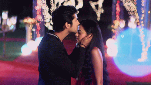 Romantic Good Night Kissing Forehead GIF