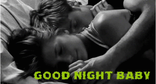Romantic Good Night While Holding Hands GIF