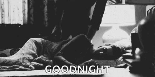 Romantic Good Night Kiss Forehead GIF