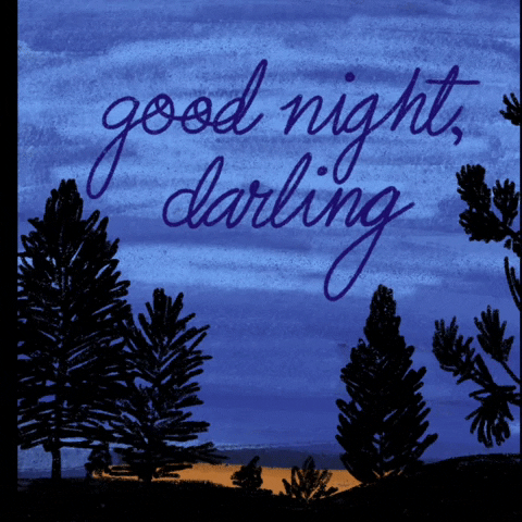 Romantic Good Night My Love Blue Sky GIF