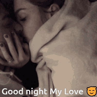 Romantic Good Night My Love Sweet Kisses GIF