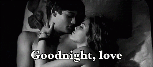 Romantic Good Night My Love Tender Kisses GIF