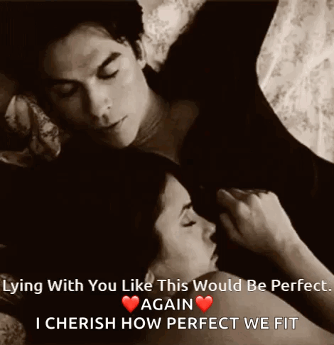 Romantic Good Night My Love Vampire Diaries GIF