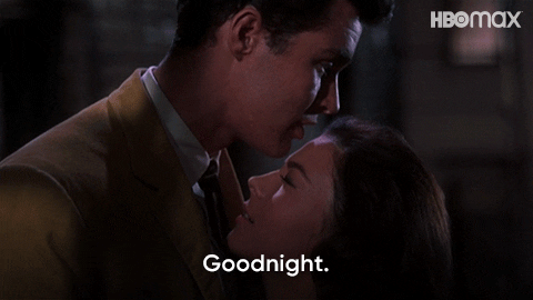 Romantic Good Night My Love Vintage Kiss GIF