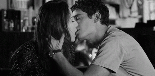 Romantic Hot Couple Kissing GIF