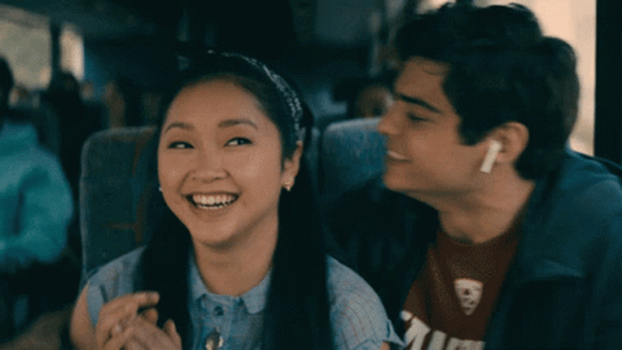 Romantic Hug To All The Boys I Loved Before GIF