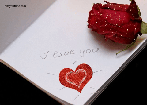Romantic I Love Note GIF