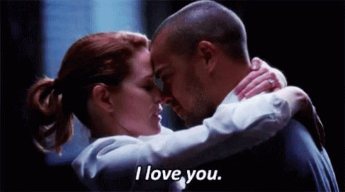 Romantic I Love You Gif Jackson Kepner Grey's Anatomy GIF