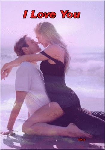 Romantic I Love You Sensual Kissing GIF