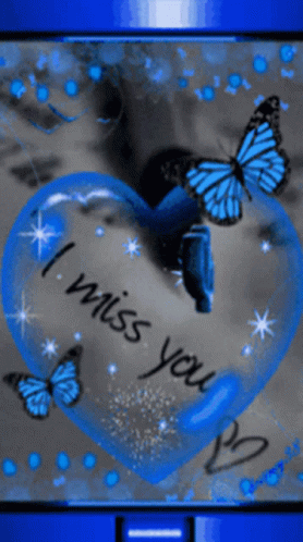 Romantically Miss You Butterflies GIF