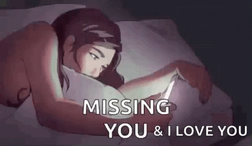 Romantically Miss You And I Love You GIF
