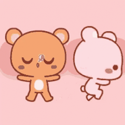 Romantic Relationship Couple Bears Sleep GIF