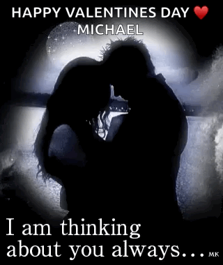 Romantically Miss You Michael Happy Valentines Day GIF