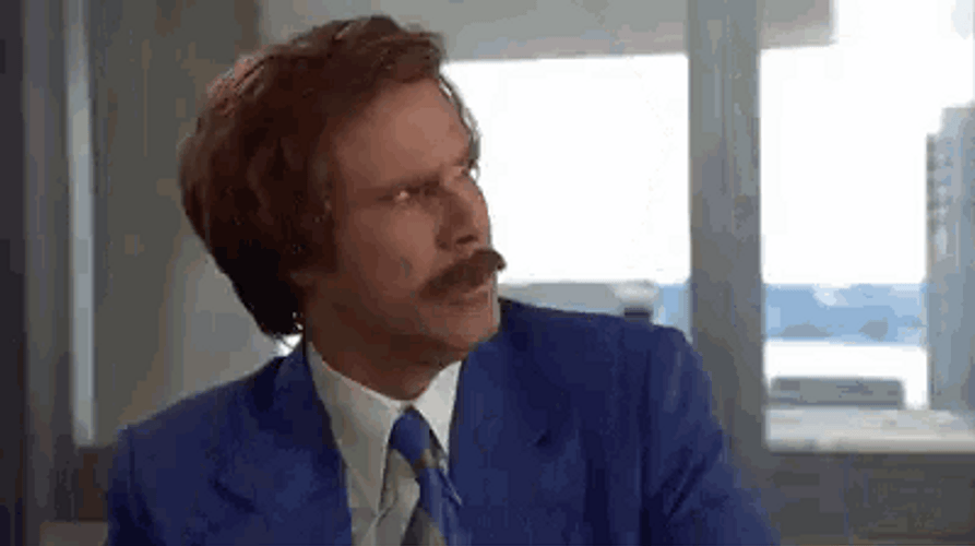 Ron Burgundy Angry Pissed Amateur Anchorman GIF