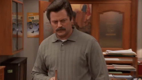 Ron Swanson Its Fine GIF