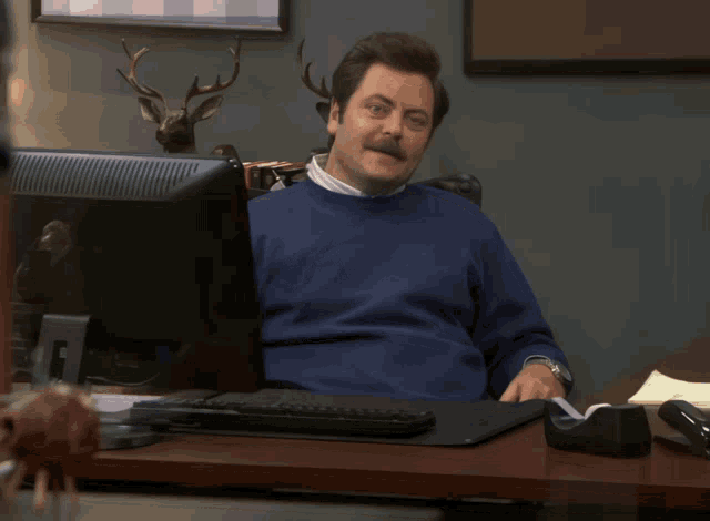 Ron Swanson Nick Offerman Gif GIF
