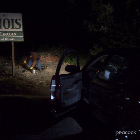 Ron Swanson Night Digging Parks And Recreation GIF