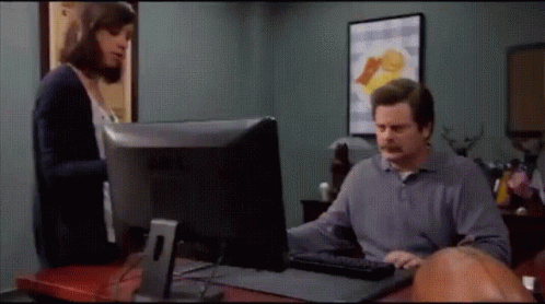 Ron Swanson Throw GIF