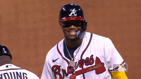 Ronald Acuna Jr Big Smile Tongue Out GIF