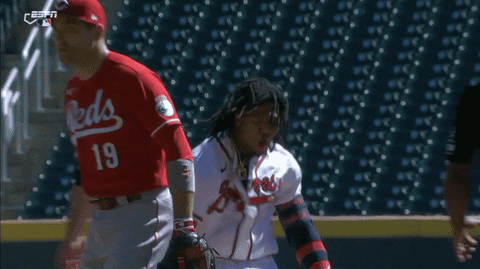 Ronald Acuna Jr Chest Shake GIF