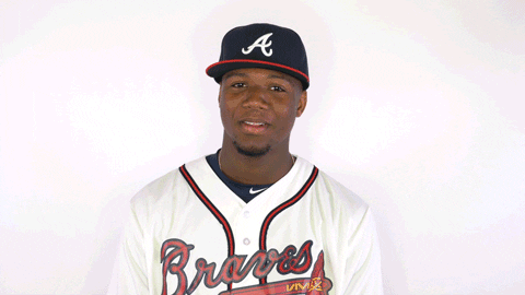 Ronald Acuna Jr Cute Wink GIF