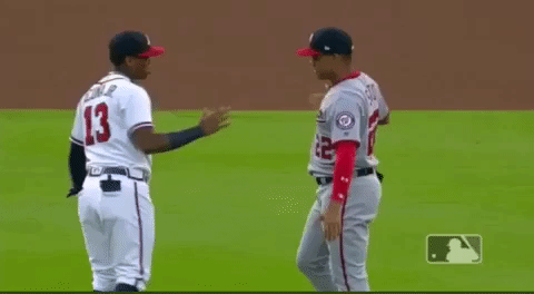 Ronald Acuna Jr Handshake Opponent GIF