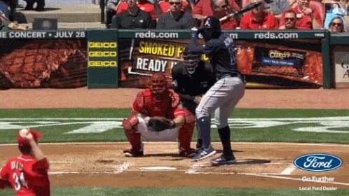 Ronald Acuna Jr Hitting A Home Run GIF