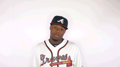 Ronald Acuna Jr Passive Shrugging GIF