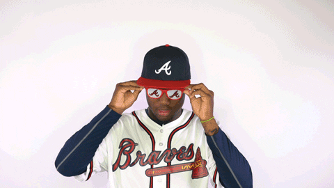 Ronald Acuna Jr Wearing Shades GIF