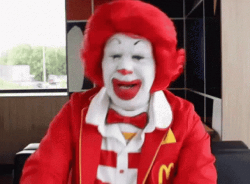 Ronald Mcdonald Annoying Laughing GIF