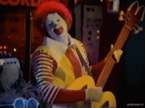 Ronald Mcdonald Joke Battle GIF