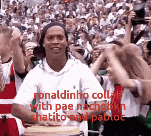 Ronaldinho Collab With Pae Nachobkn GIF