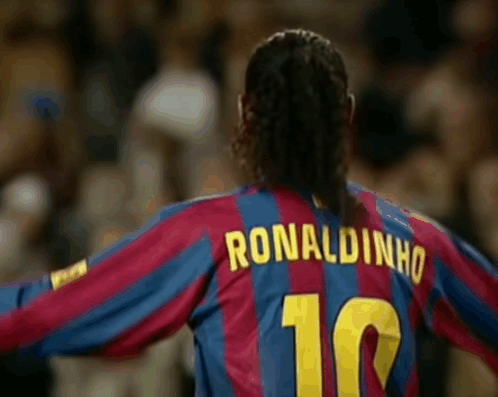 Ronaldinho Reaction Of Winning GIF