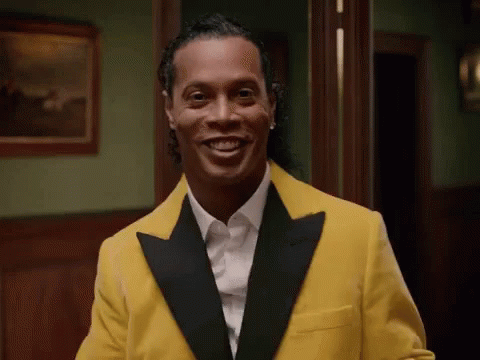Ronaldinho Stunning Fox Sports Presenter GIF