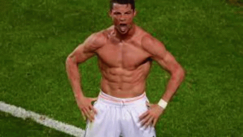 Ronaldo Naked Flex Funny Photo Swap GIF