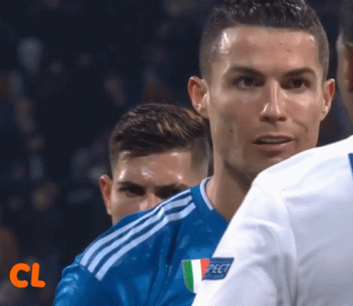 Ronaldo Mocking Smile GIF