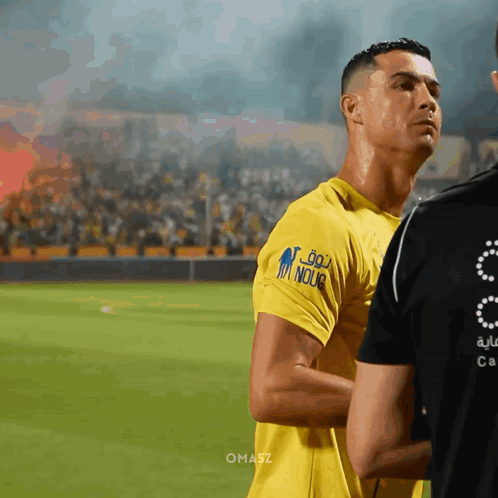 Ronaldo Al Nassr Neck Cracking GIF