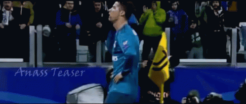 Ronaldo Bicycle Kick Team Reaction GIF