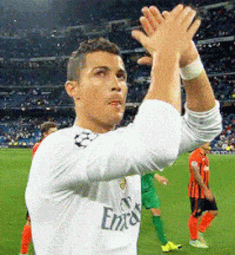 Ronaldo Clapping Hands GIF