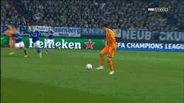 Ronaldo Free Kick In Orange Uniform GIF