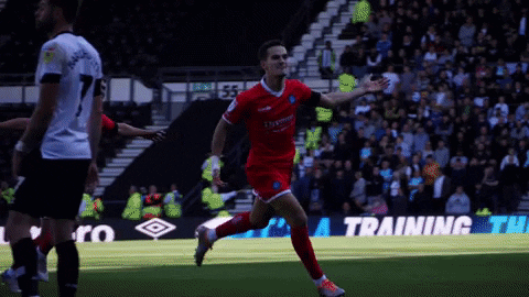 Ronaldo Free Kick In Red Uniform GIF