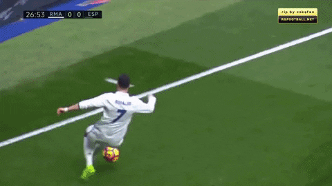 Ronaldo Free Kick Slow Motion GIF