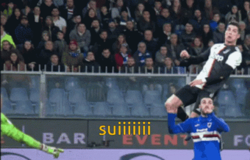 Ronaldo Head Shot Suiii GIF
