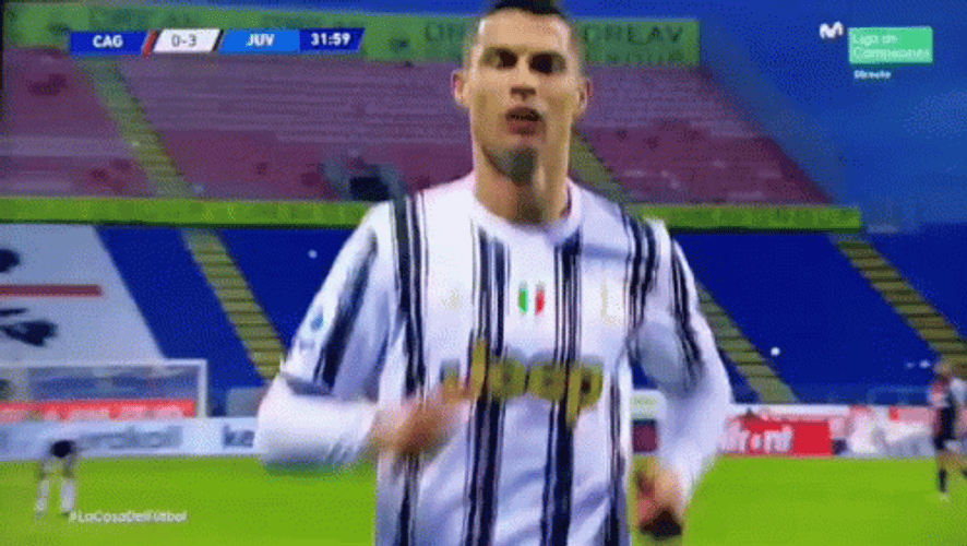Ronaldo I Can't Hear You Motion GIF