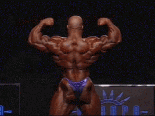 Ronnie Coleman Back Physique GIF