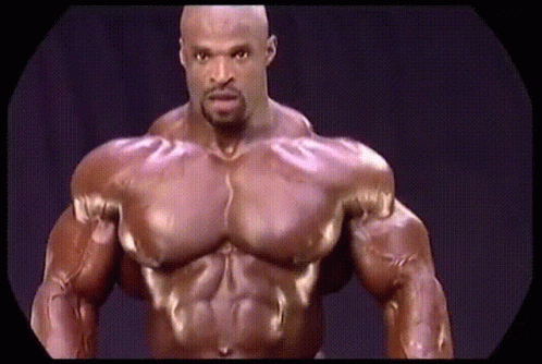 Ronnie Coleman Flexing Muscles GIF